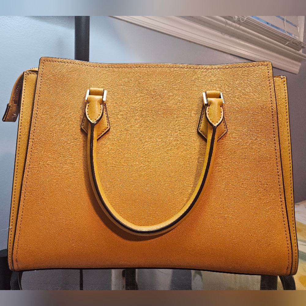 Michael Kors Mustard Yellow Satchel - Picture 2 of 13